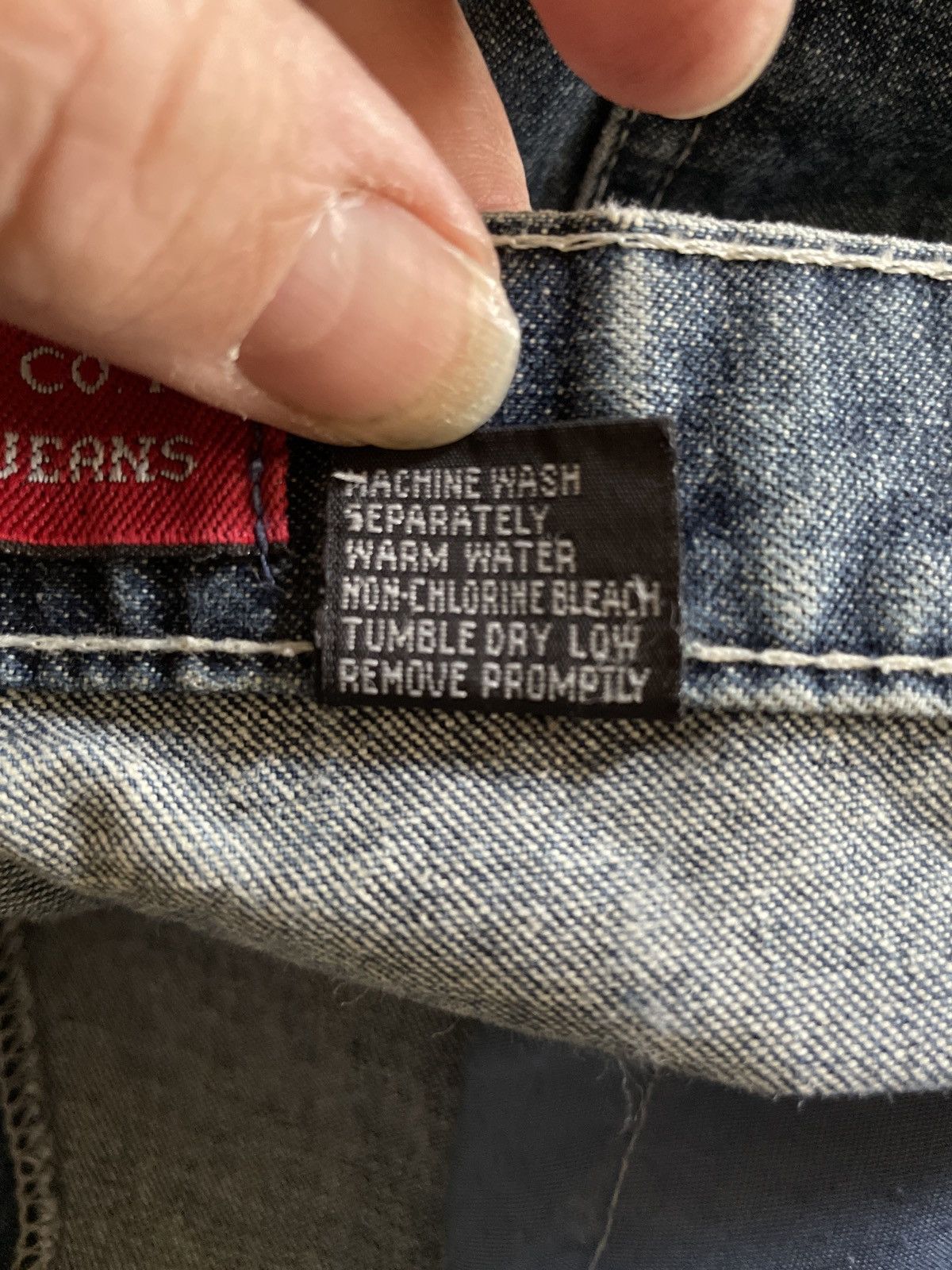 Designer × Vintage Michael’s NY Jean Co Blue Denim Shorts Jorts Carpenter skate Size US 40 / EU 56 - 13 Thumbnail