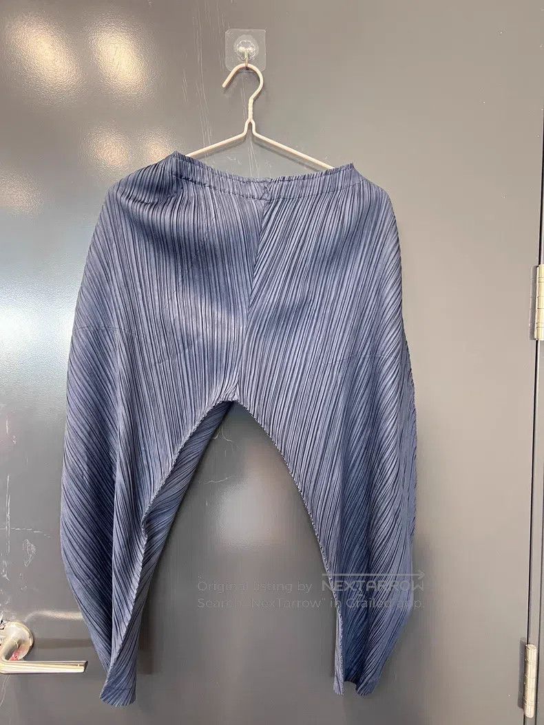 Issey Miyake Issey Miyake Blue Pants Size 25" / US 0 / IT 36 - 1 Thumbnail