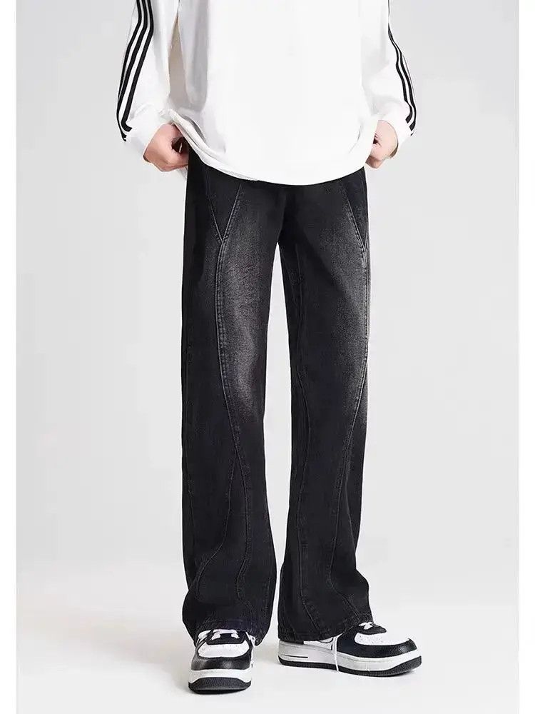 Japanese Brand Retro loose casual straight leg jeans Size US 30 / EU 46 - 3 Thumbnail
