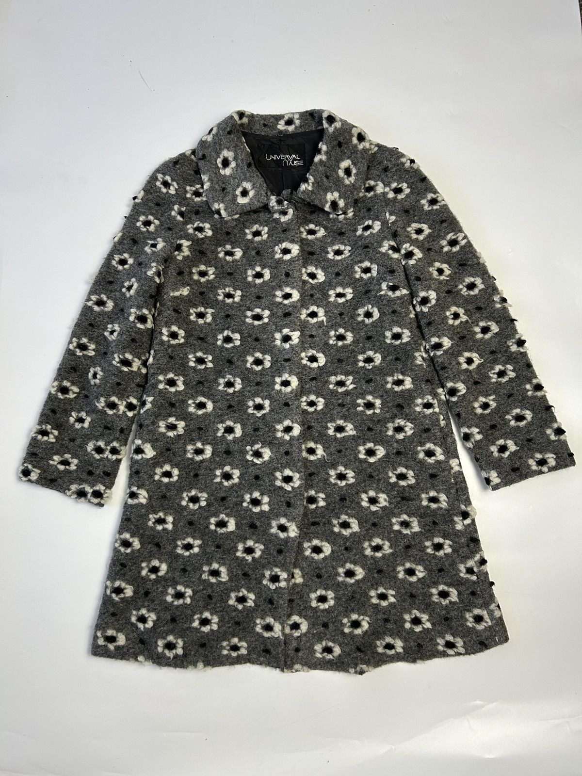 Japanese Brand UNIVERVAL MUSE LONG FLEECE COAT Size ONE SIZE - 1 Thumbnail