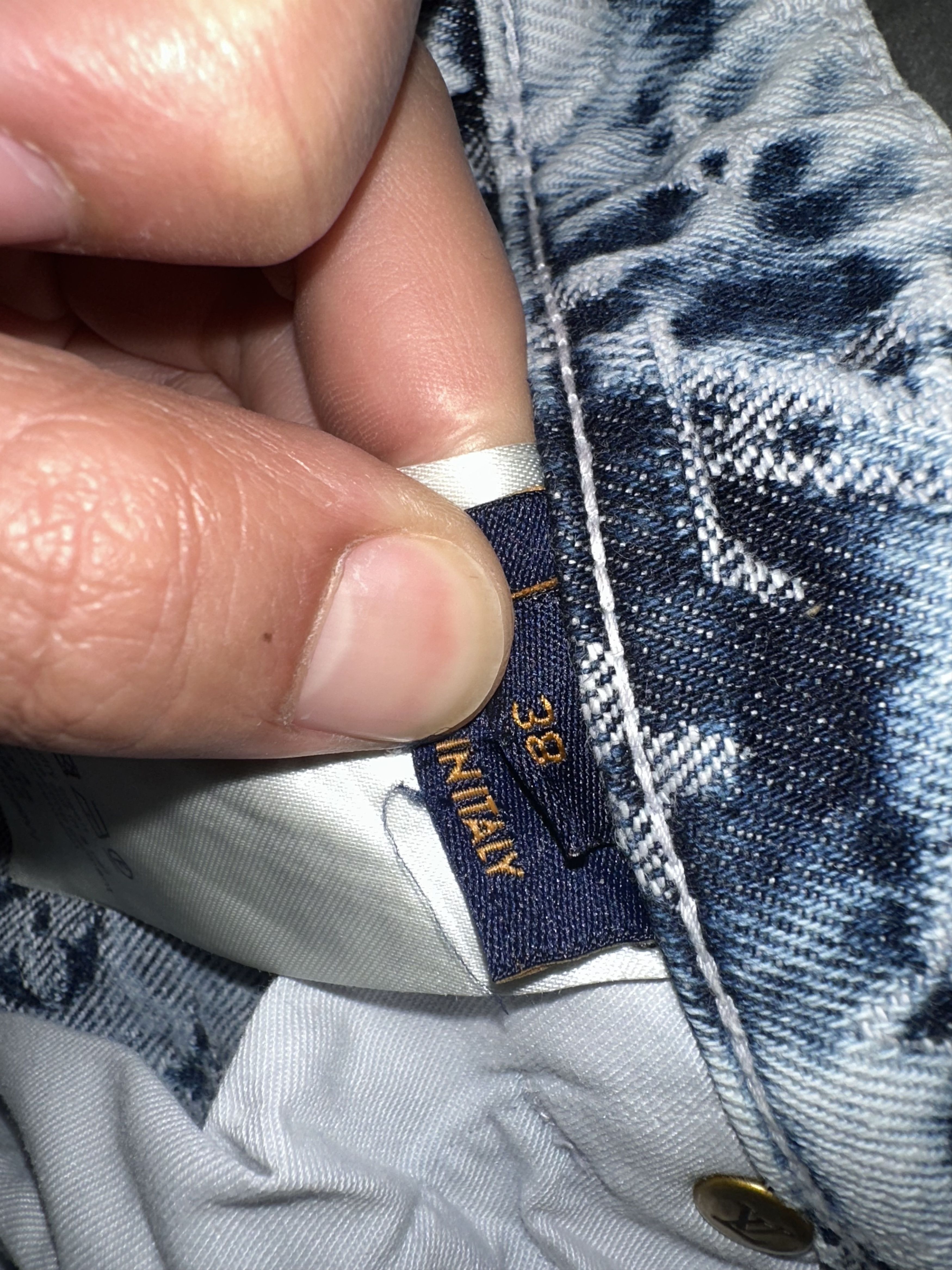Louis Vuitton Louis Vuitton Purple n Blue Monogram Carpenter Flared Jeans Size US 38 / EU 54 - 14 Thumbnail