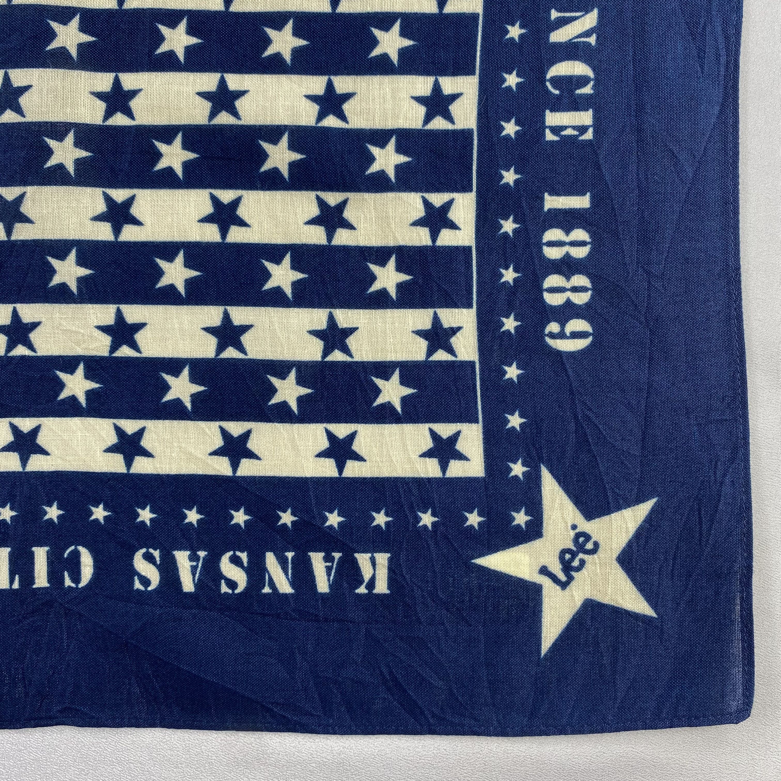 Lee × Vintage Lee Handkerchief / Neckerchief / Bandana-P1488 Size ONE SIZE - 3 Thumbnail