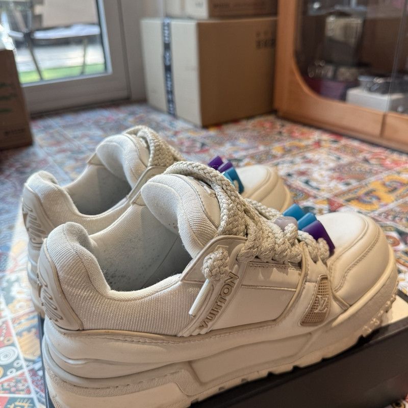 Louis Vuitton Louis Vuitton Trainer Maxi Low-Top Sneakers for Men -2508 Size US 7.5 / EU 40-41 - 6 Thumbnail