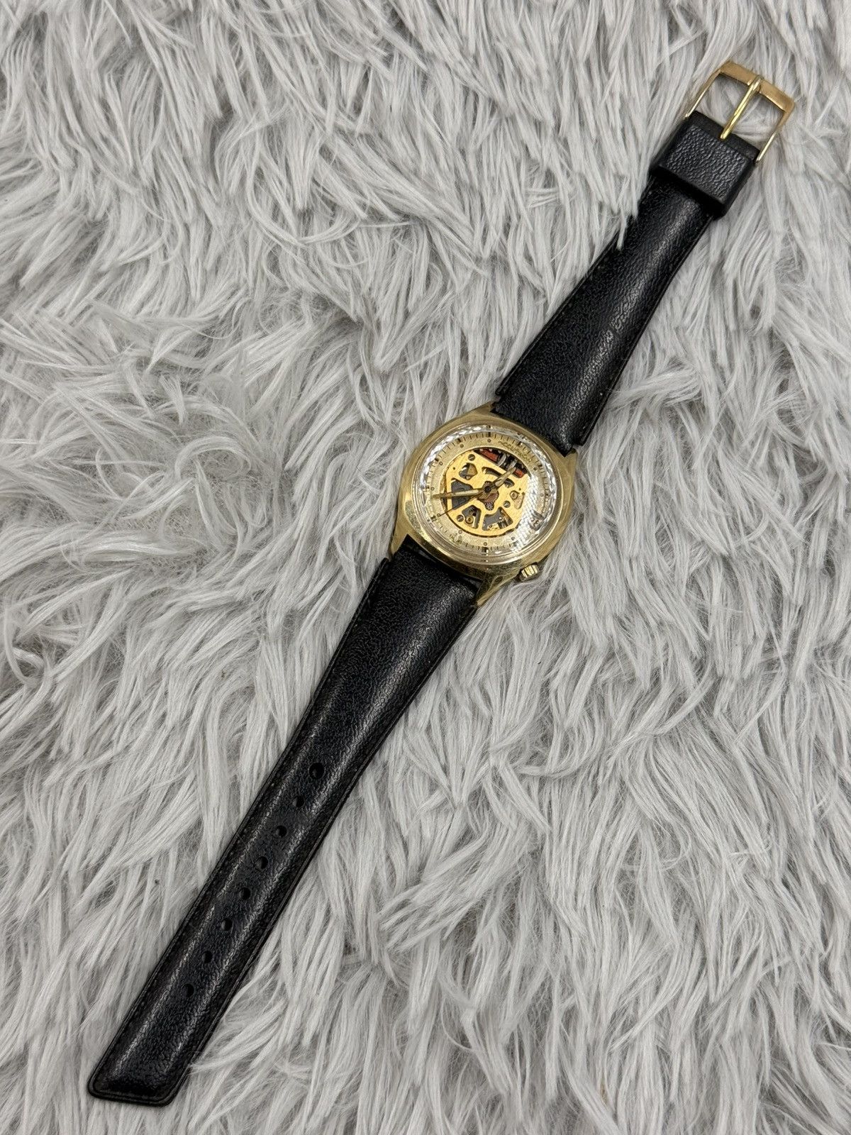 Bulova Vintage BULOVA Accutron Skeleton Turning Folk Quartz Watch. Size ONE SIZE - 10 Thumbnail