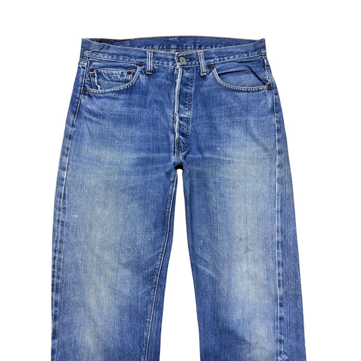 Levi's Vintage 70s Levis 501 Redline Selvedge Jeans Single Stitch Size US 33 - 3 Thumbnail