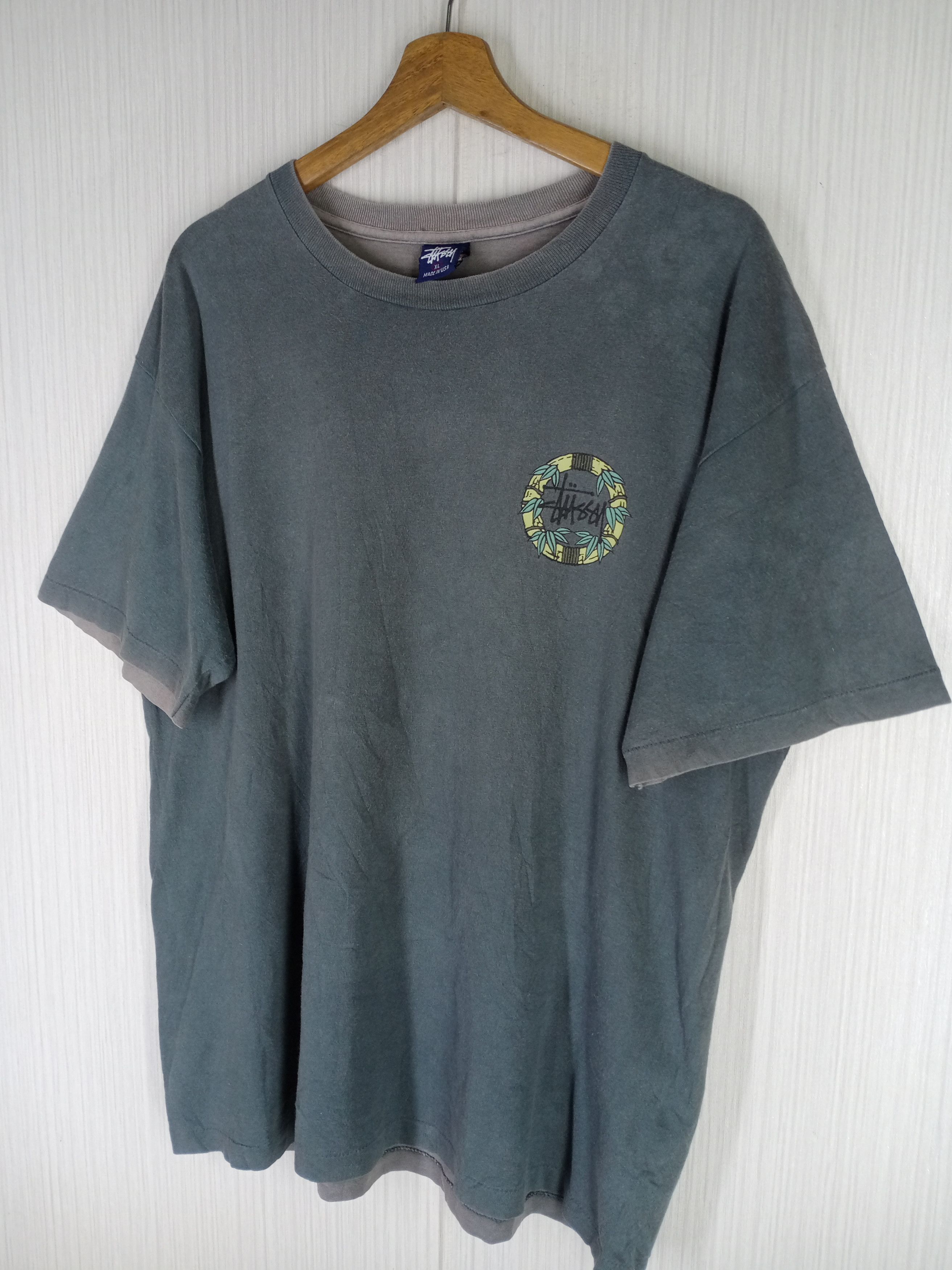 Stussy Rare Vintage 90s Stussy International Tour Distressed Tshirt Size US XL / EU 56 / 4 - 5 Thumbnail