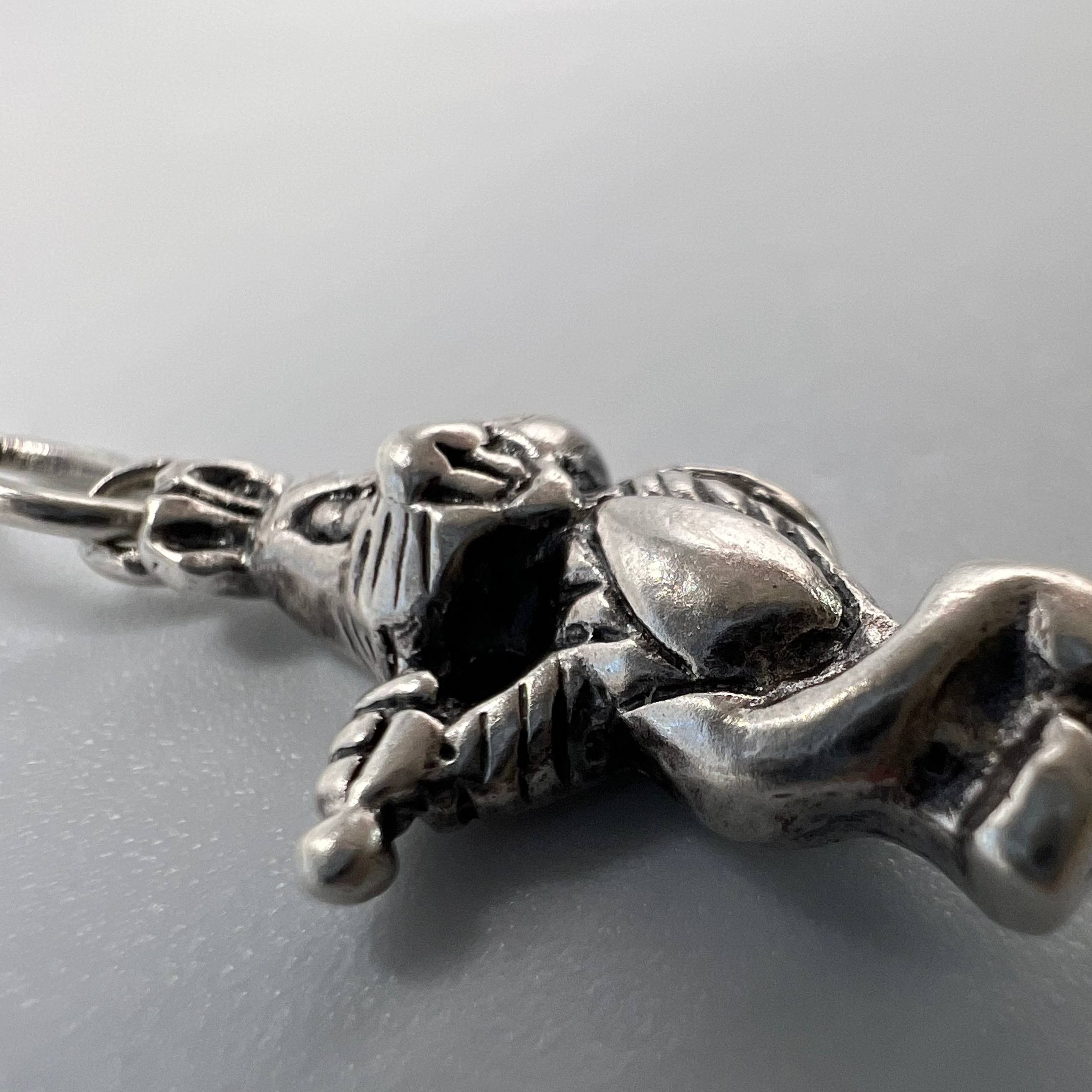 Vintage Vintage Pendant Rabbit Sterling Silver 925 Jewelry 2g Size ONE SIZE - 2 Thumbnail