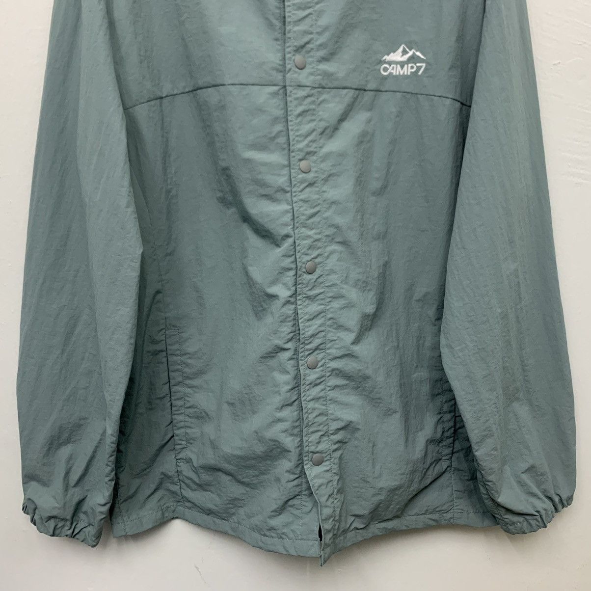 Japanese Brand Camp 7 Snap Button Windbreaker Jacket Size US L / EU 52-54 / 3 - 4 Thumbnail