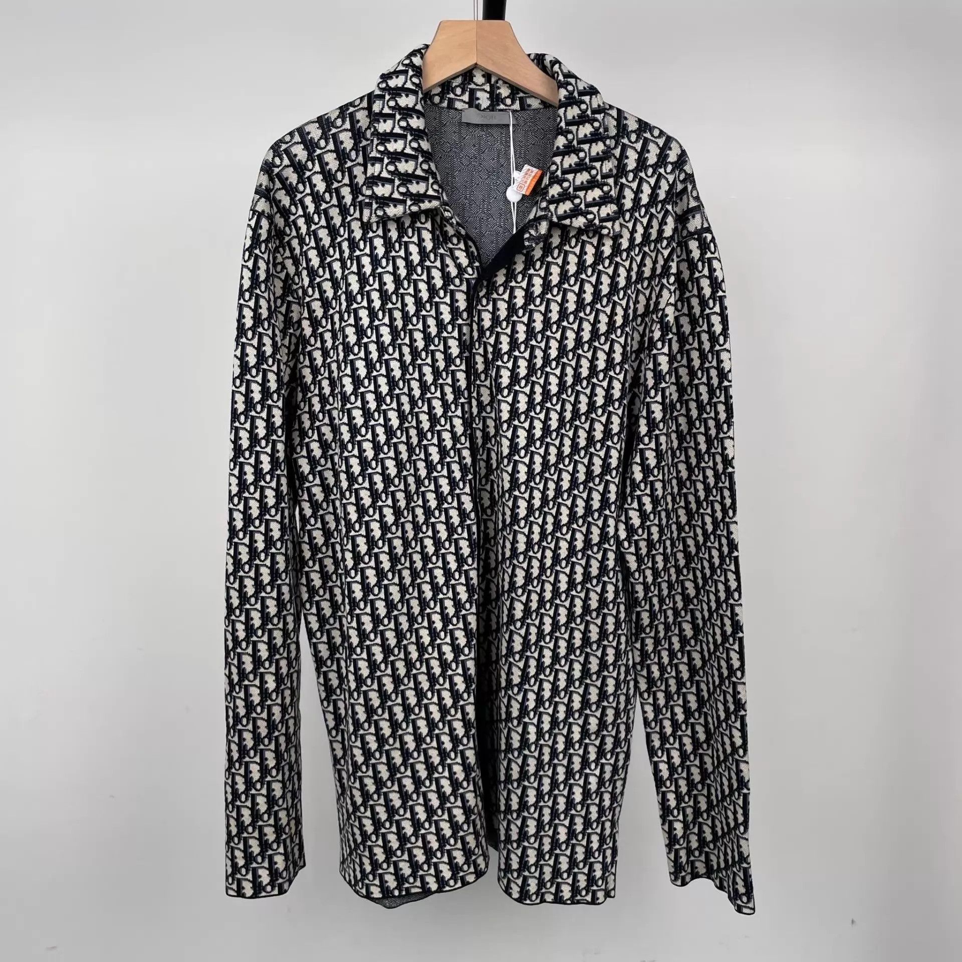 Dior Dior Cotton All-Over Print Gray M Jacket Size US L / EU 52-54 / 3 - 1 Thumbnail