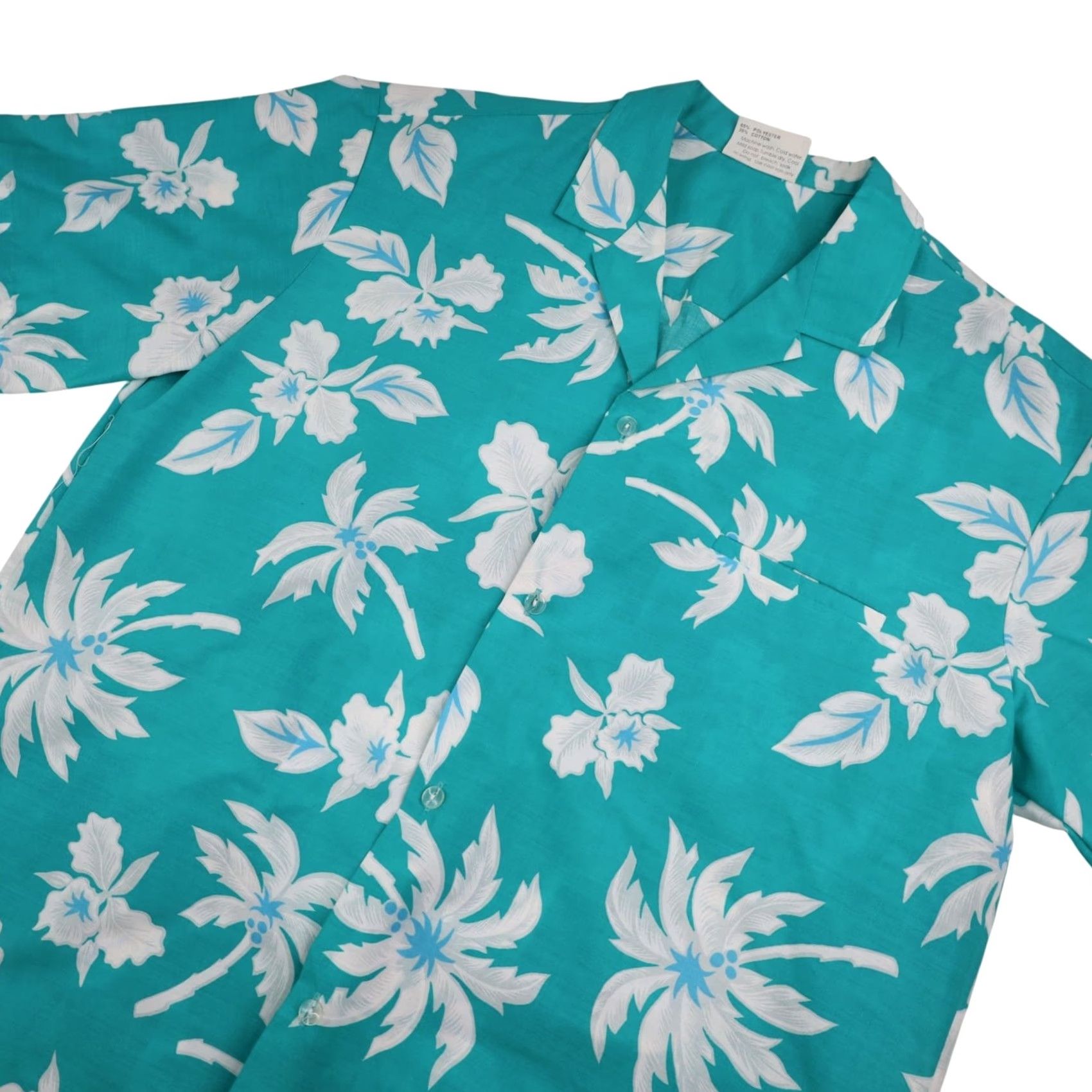 Vintage VINTAGE Royal Hawaiian Creations Shirt Men L Short Sleeve Blue Hawaiian Shirt Size US L / EU 52-54 / 3 - 2 Thumbnail
