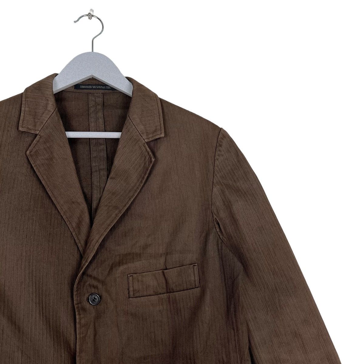 Yohji Yamamoto 🔥 YOHJI YAMAMOTO PINSTRIKE CHORE JACKET MADE IN JAPAN Size US S / EU 44-46 / 1 - 6 Thumbnail