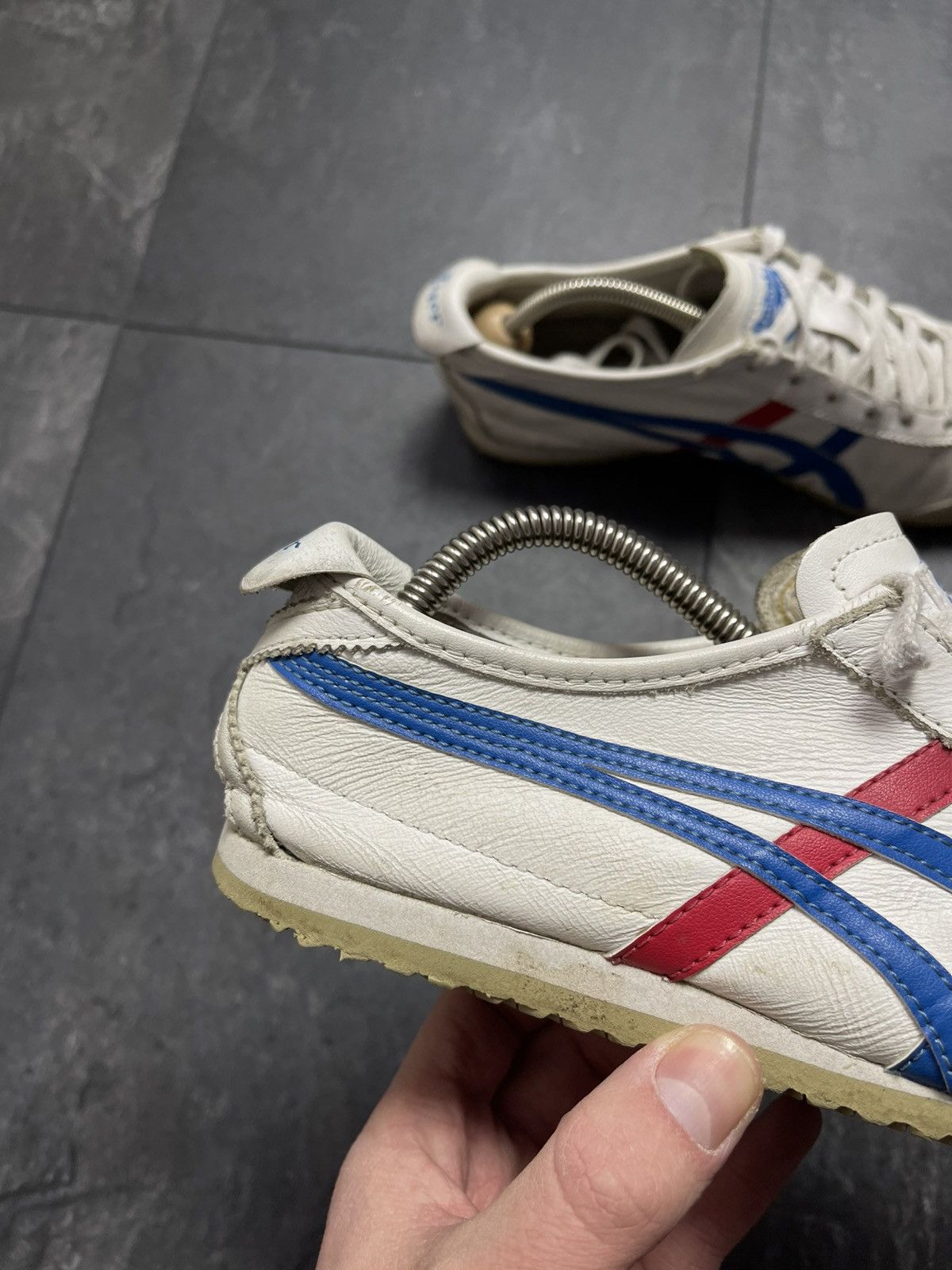 Japanese Brand × Onitsuka Tiger × Vintage Asics Onitsuka Tiger OG Sneakers Leather France Vintage Y2k Size US 5.5 / EU 38 - 2 Thumbnail