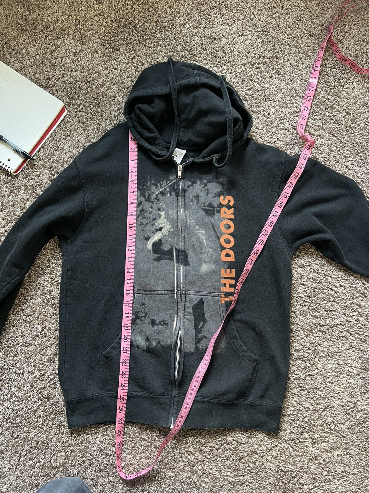 Other Vintage ‘The Doors’ Zip-Up Hoodie Size US M / EU 48-50 / 2 - 5 Thumbnail