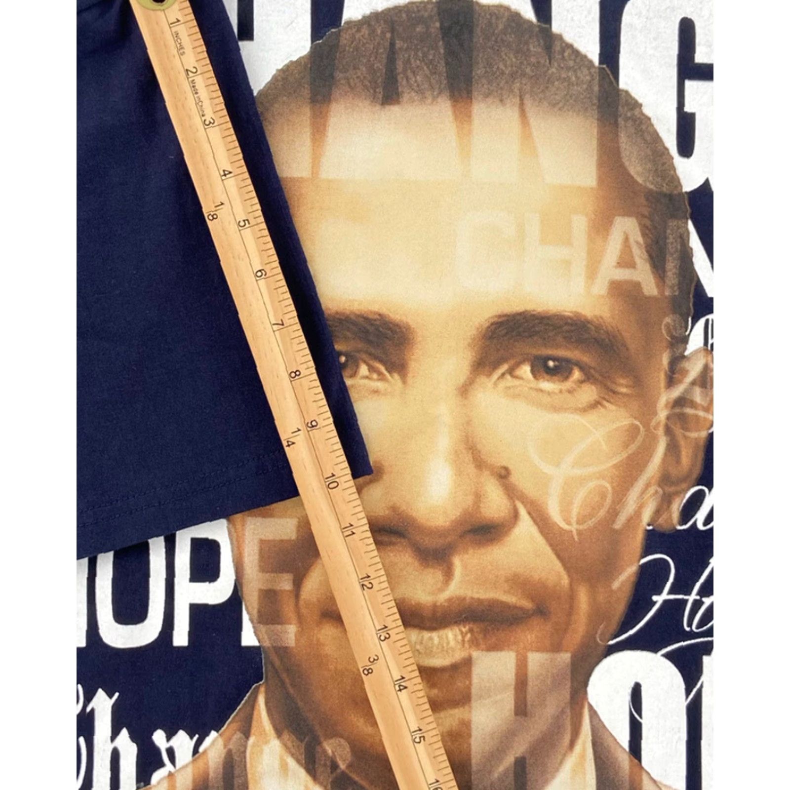 Changes Barack Obama Shirt Adult 3XL Blue Change Yes We Can Empire Bigland Tee Mens XXXL Shirt Size US XXL / EU 58 / 5 - 7 Thumbnail