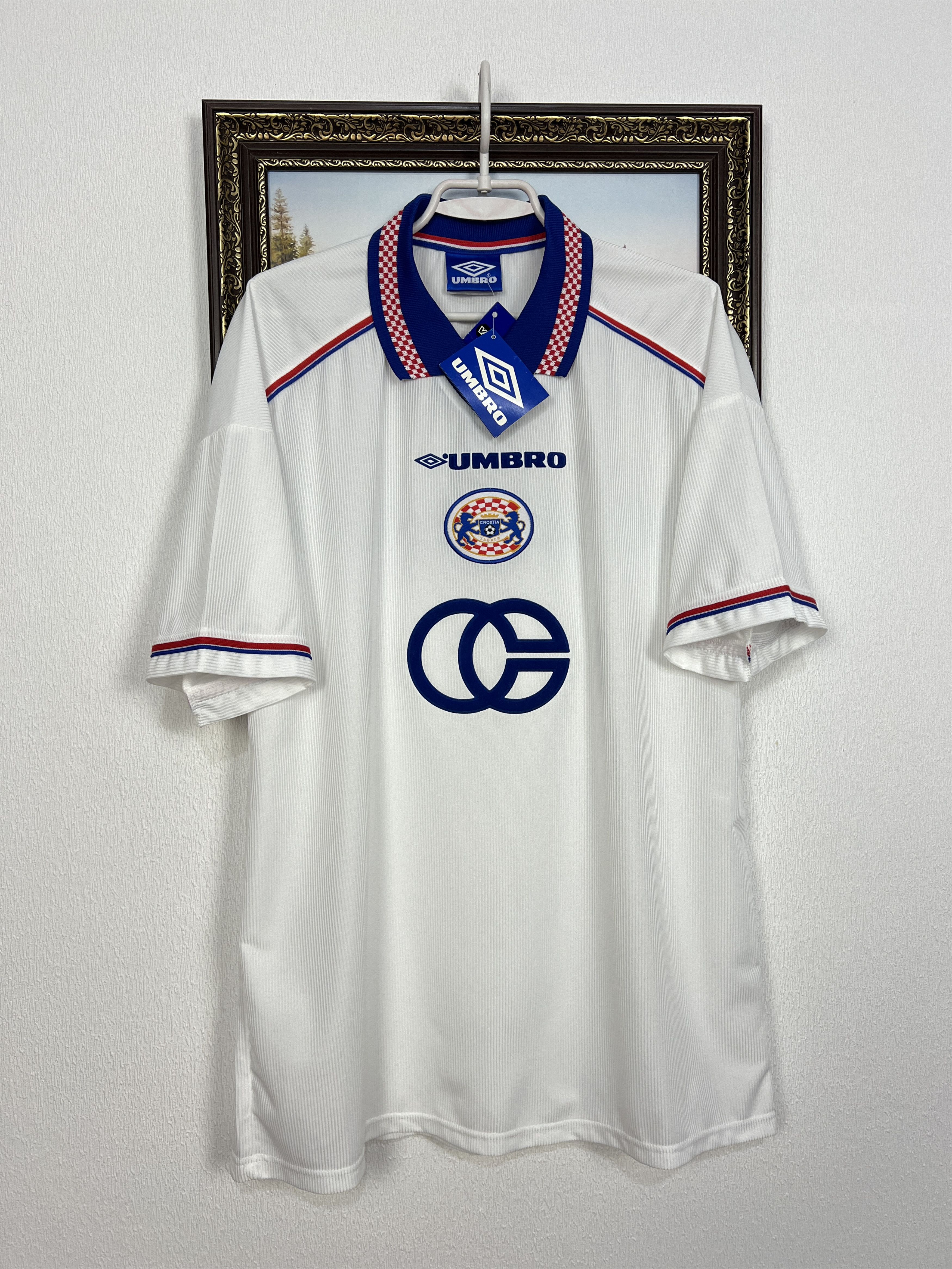 Umbro Dinamo Zagreb Away football shirt 1999 Soccer Jersey Trikot Size US XL / EU 56 / 4 - 1 Thumbnail