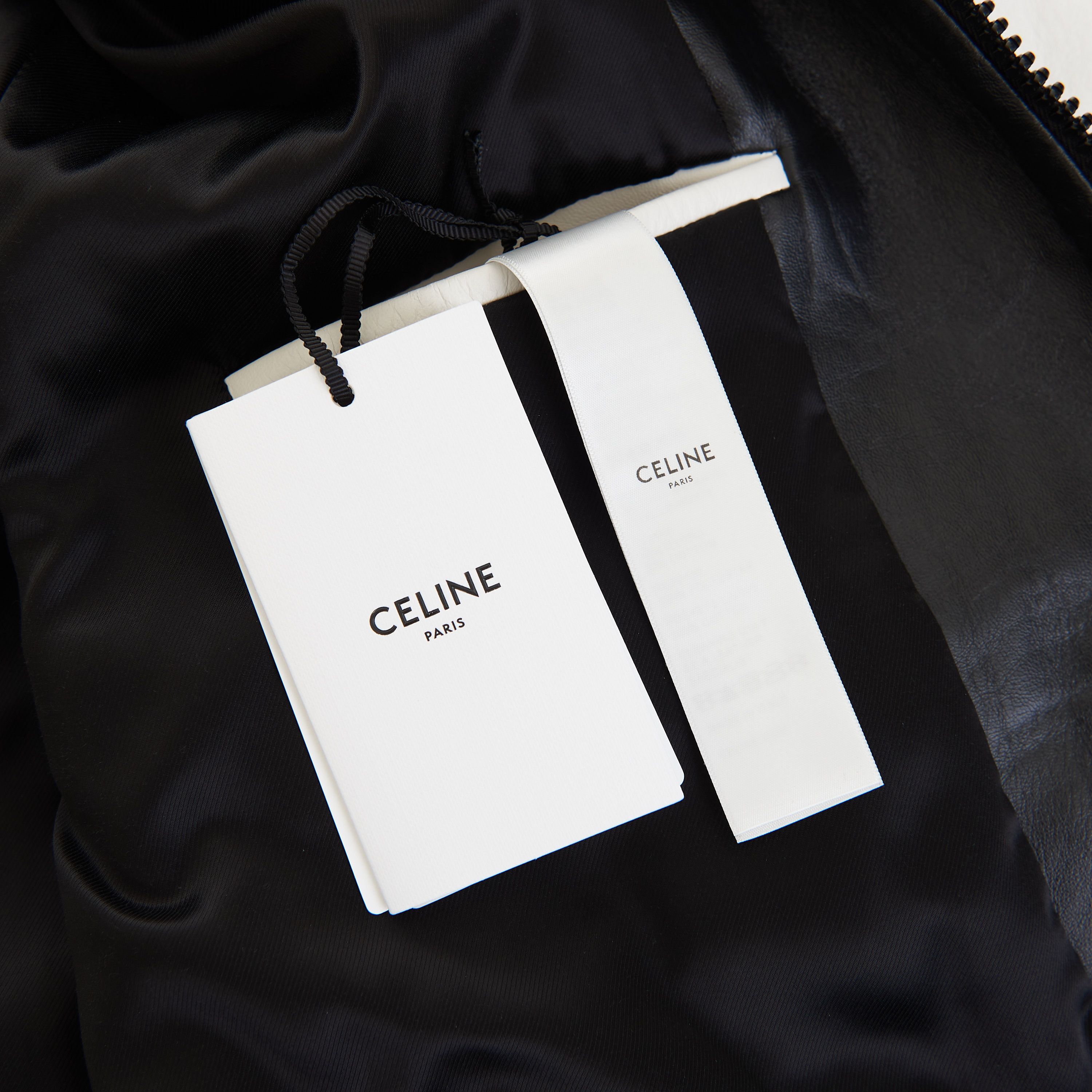 Celine x VIOLETTE BANKS Two-toned Teddy Jacket In Soft Lambskin Size US M / EU 48-50 / 2 - 10 Thumbnail
