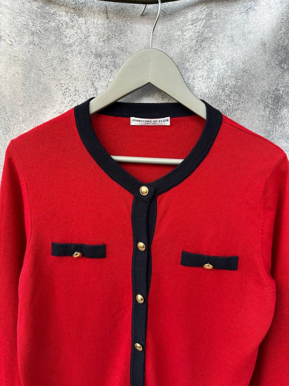 Johnstons Of Elgin Johnstons of Elgin Cashmere/Silk Cardigan Luxury Long Sleeve Size L / US 10 / IT 46 - 5 Thumbnail