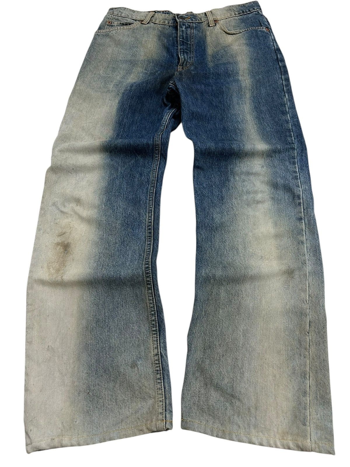 Levi's Levis Vintage Clothing 605 Orange Tag Acid Washed Distress Size US 32 / EU 48 - 1 Thumbnail