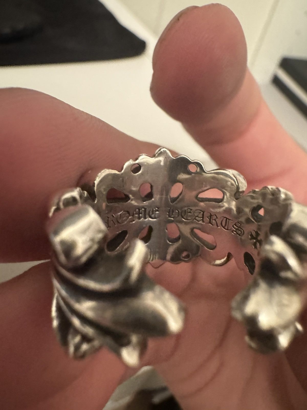 Chrome Hearts Chrome Hearts Double Floral Ring Size ONE SIZE - 6 Thumbnail