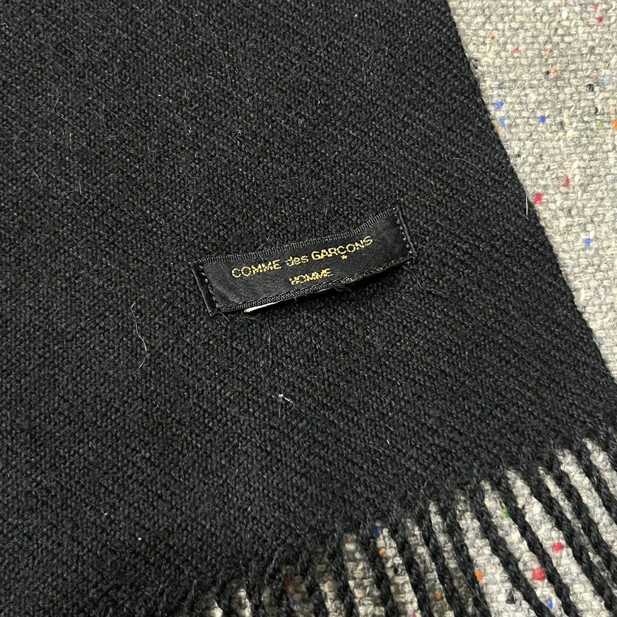 Comme des Garcons Homme Vintage Comme des Garçons Homme black wool scarf Size ONE SIZE - 6 Thumbnail