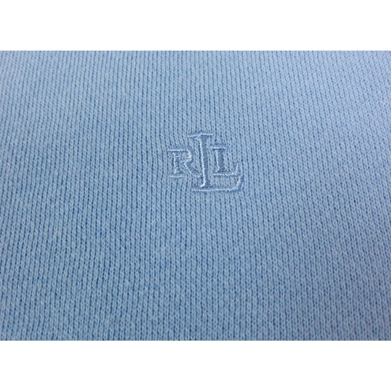 Ralph Lauren VINTAGE Lauren Ralph Lauren Sweatshirt Womens 2X Blue Crew Neck Knit Pullover Logo City Classic All Seasons Fall Winter Spring Womens Size XXL / US 16-18 / IT 52-54 - 5 Thumbnail