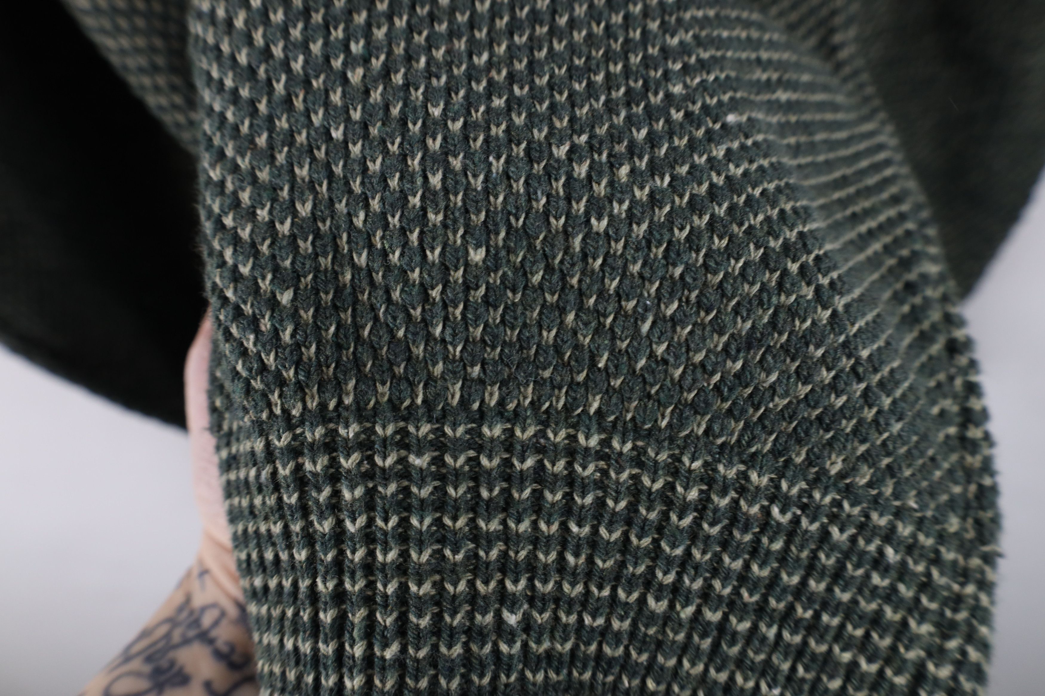 Vintage Vintage 90s Streetwear Thermal Knit Henley Sweater USA Size US M / EU 48-50 / 2 - 9 Thumbnail