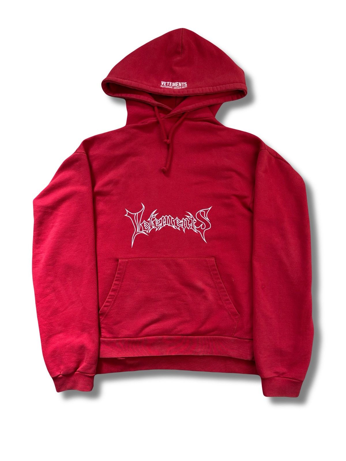 Vetements AW16 Vetements Seoul Exclusive Metal Hoodie Size US S / EU 44-46 / 1 - 1 Thumbnail
