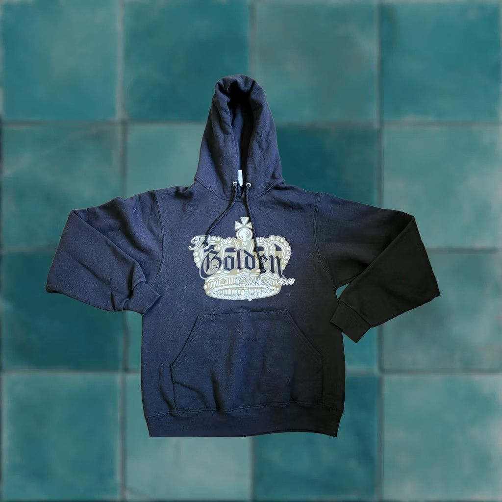 Jerzees Chatsworth High School Golden Class Of 2013 Custom Hoodie Perdomo - Size Small - Black - Pullover - Men - Hoodie Size US S / EU 44-46 / 1 - 1 Thumbnail