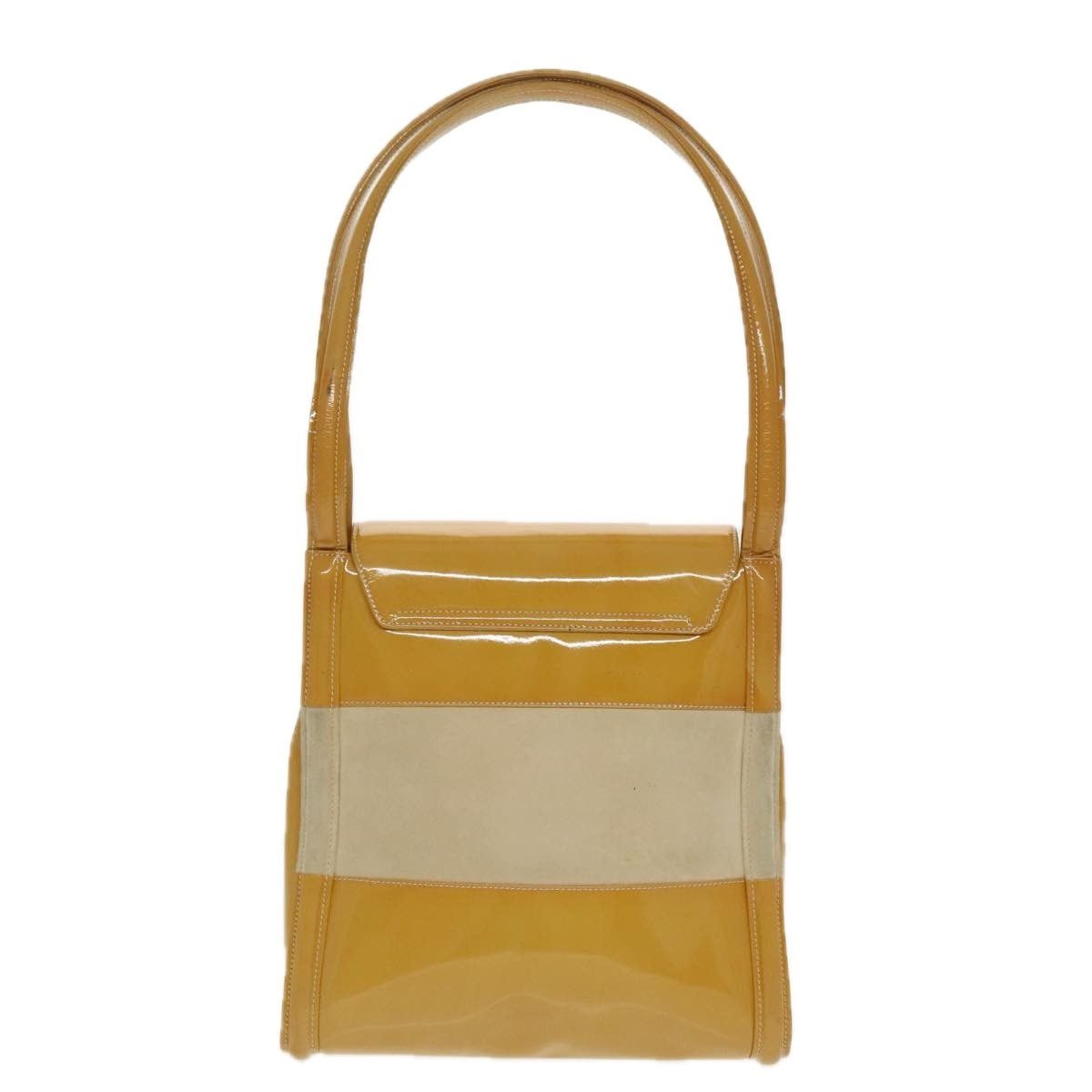 GUCCI Shoulder Bag Enamel Yellow Silver 007 2046 007 2046