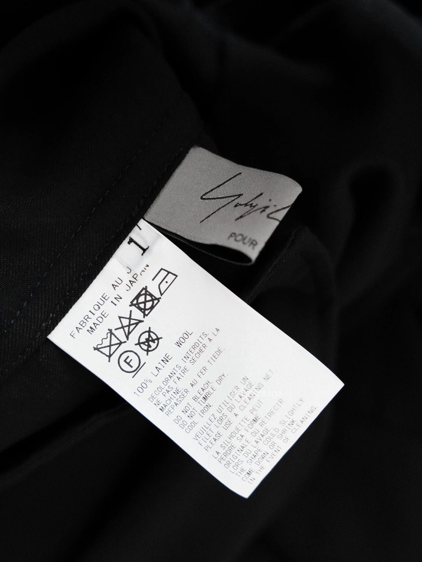 Yohji Yamamoto Yohji 23AW Vintage Wool Long Shirt Coat (Men's New) Size US S / EU 44-46 / 1 - 9 Thumbnail
