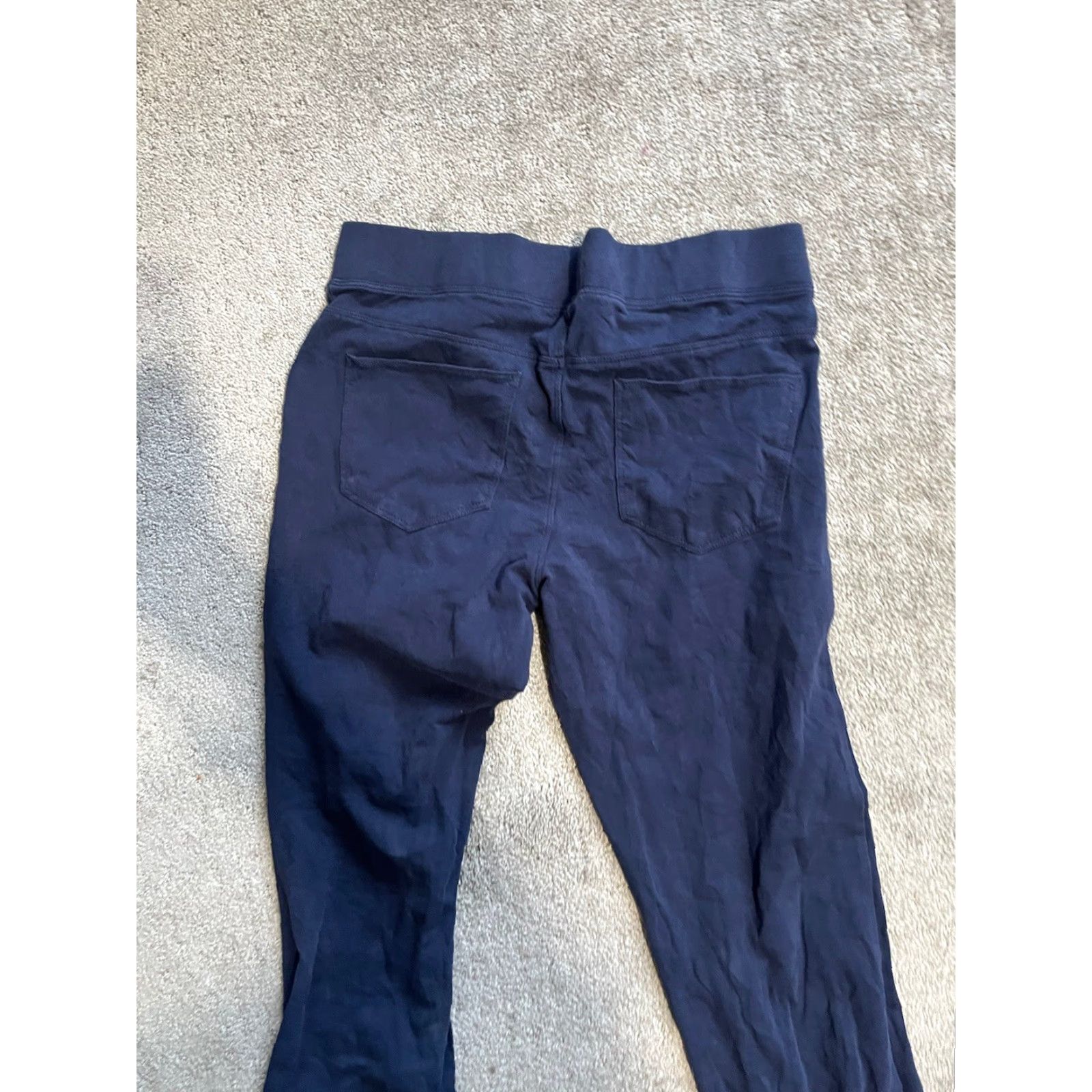 Express VINTAGE Express High Waisted Flare Wide Leg Leggings Navy Blue Small Size 28" / US 6 / IT 42 - 4 Thumbnail