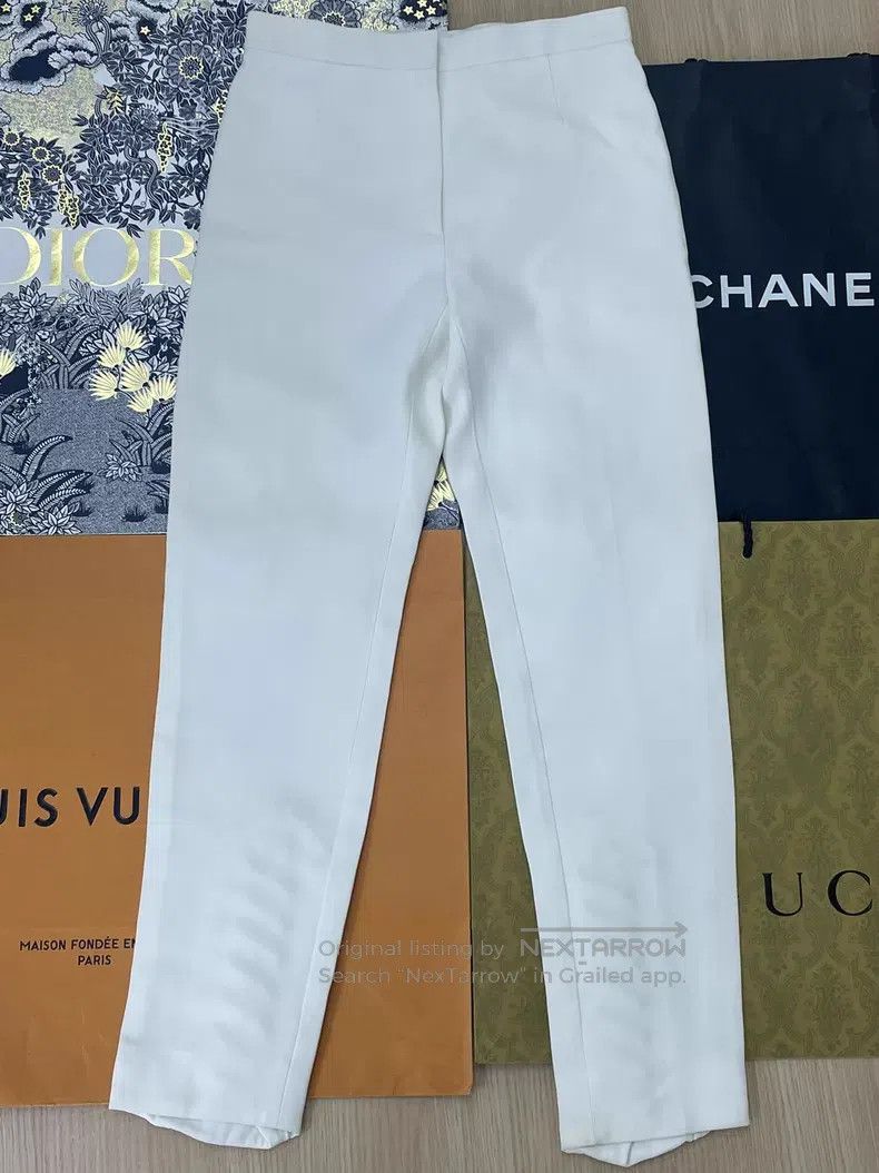 Balenciaga Balenciaga White Tie Waist Long Pants Size US 36 / EU 52 - 1 Thumbnail