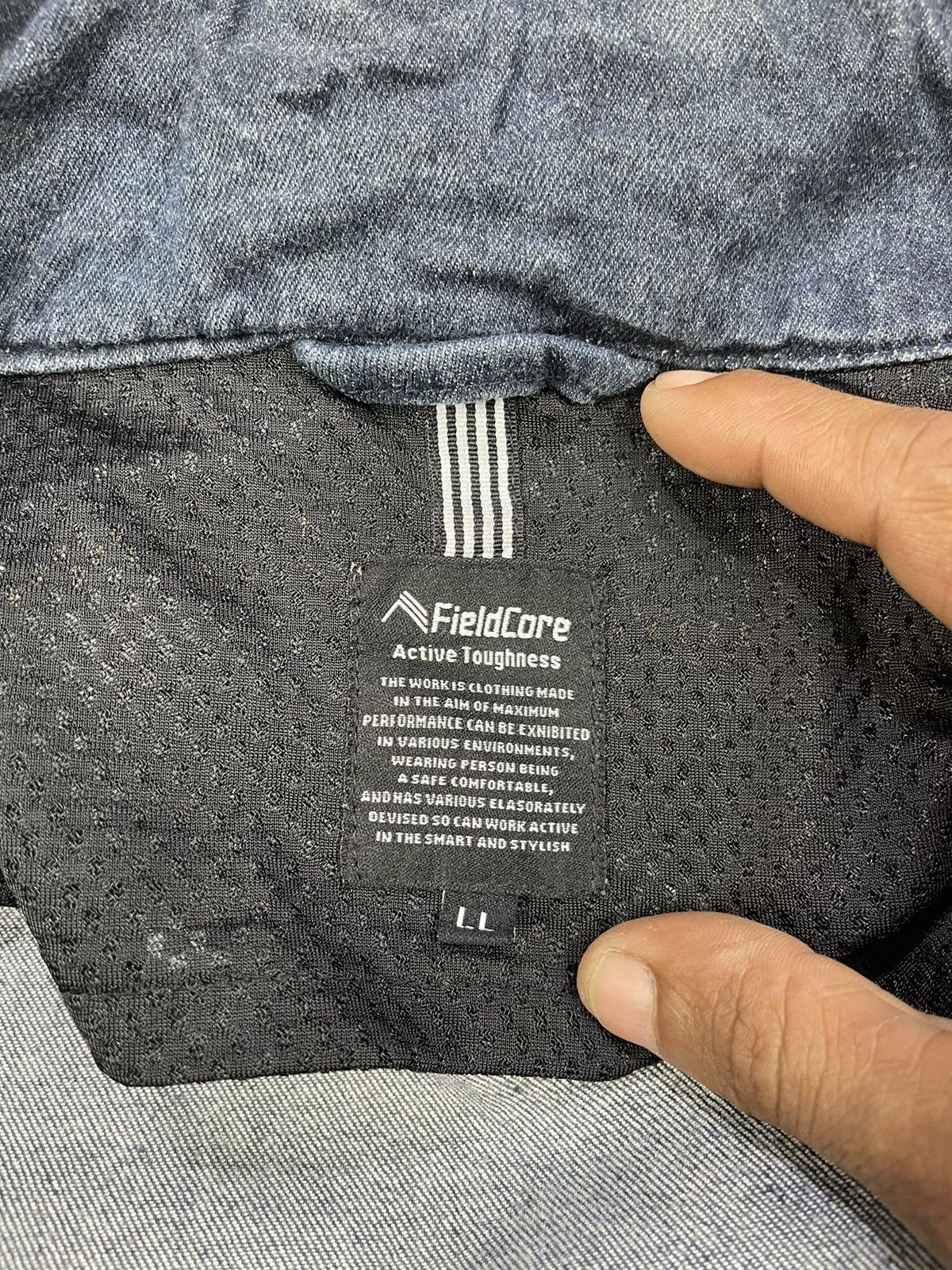 Japanese Brand Fieldcore Active Toughness Denim Work Jackets Size US M / EU 48-50 / 2 - 12 Thumbnail