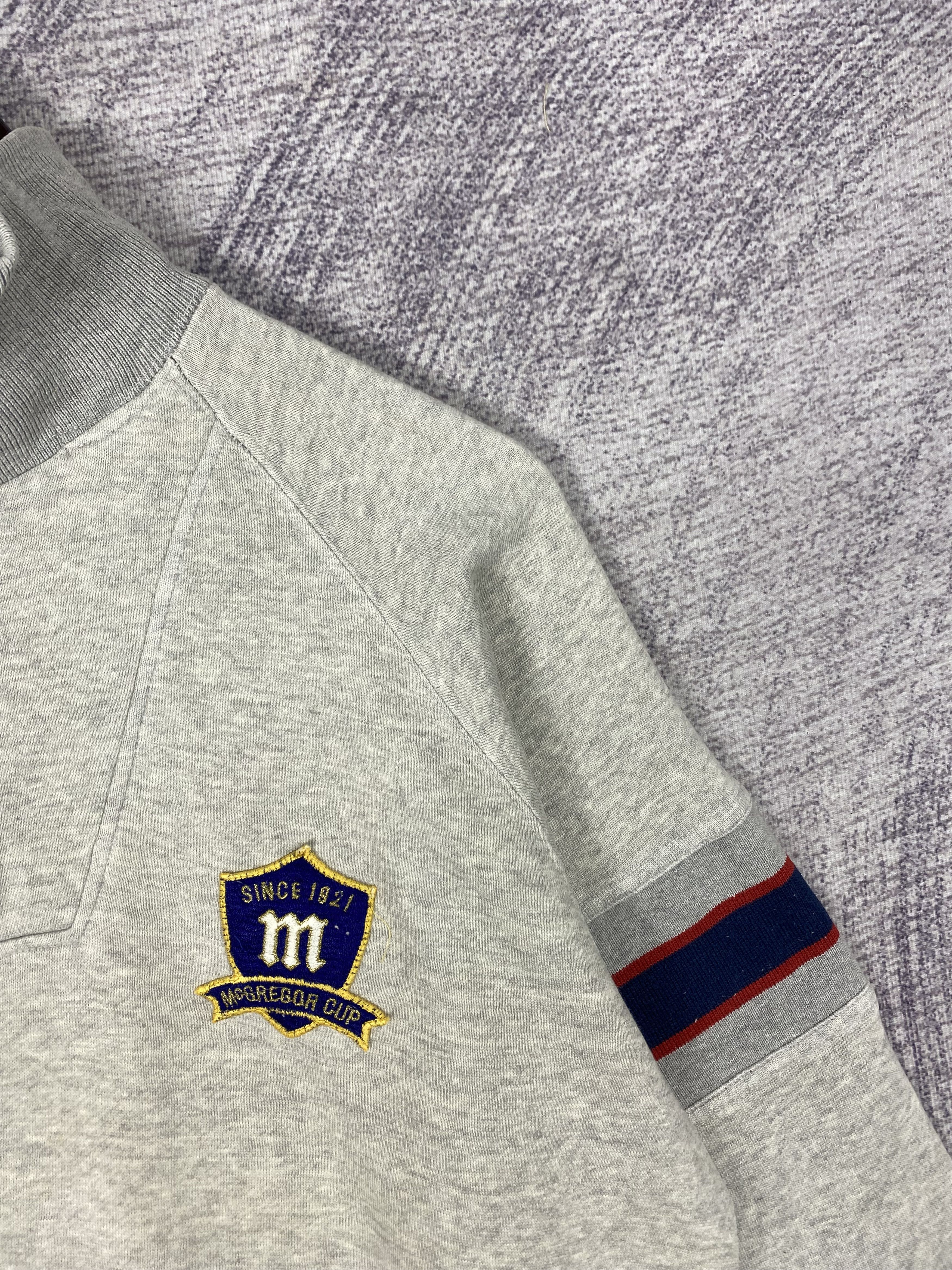 McGregor Vintage Mc Gregor Halfzipper Long Sleeve Sweatshirts Size US L / EU 52-54 / 3 - 3 Thumbnail