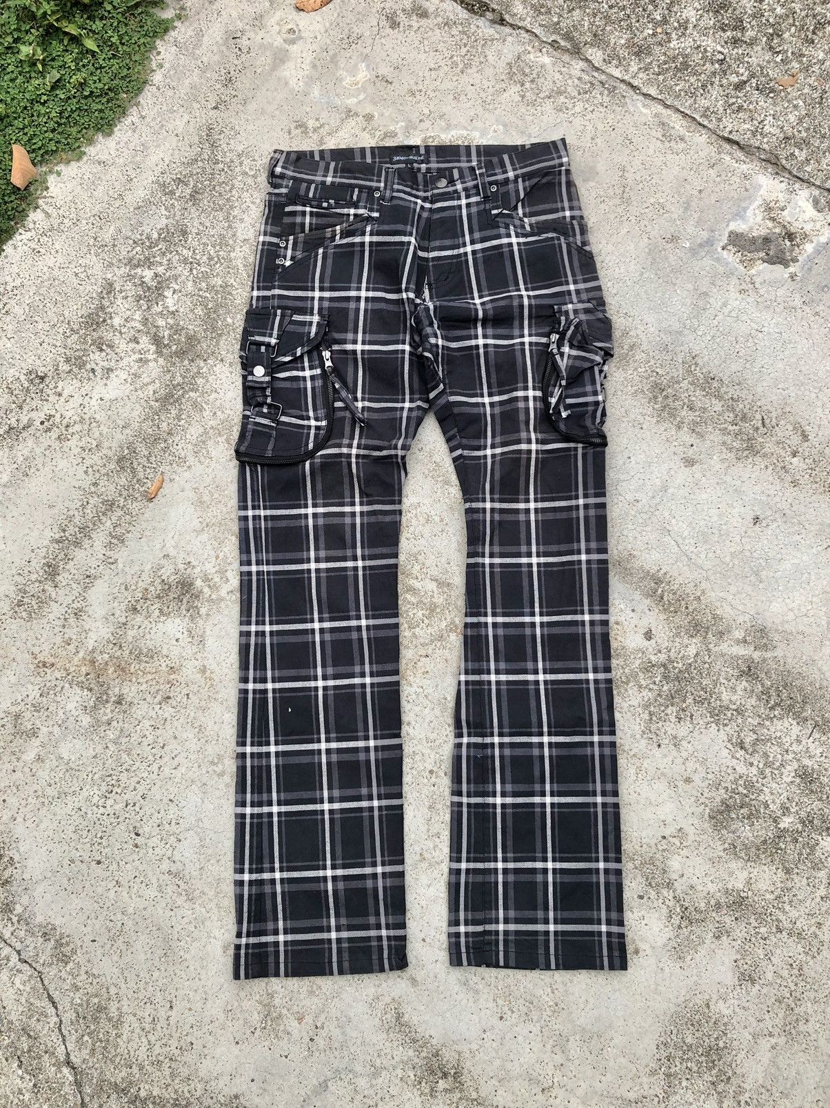 Seditionaries MULTIPOCKET ZIPPER STRECTHABLE PUNK PANT Size US 31 - 1 Thumbnail