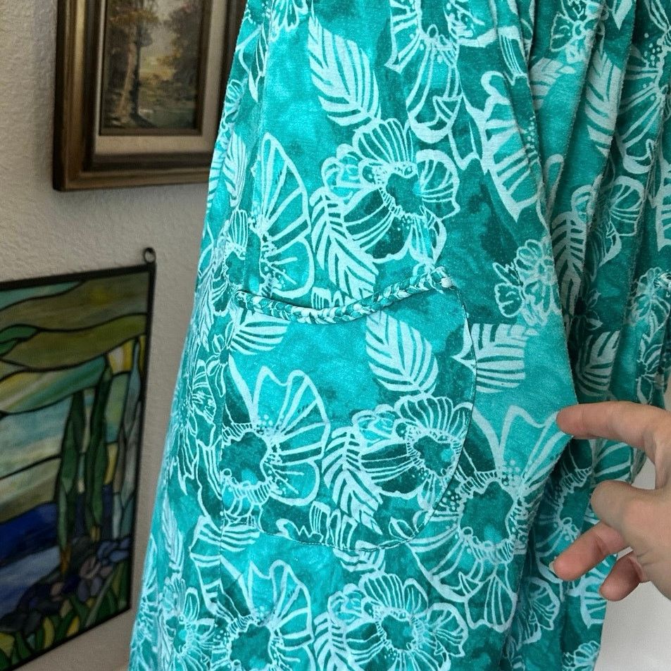 Other style&co green floral midi dress Size M / US 6-8 / IT 42-44 - 2 Thumbnail