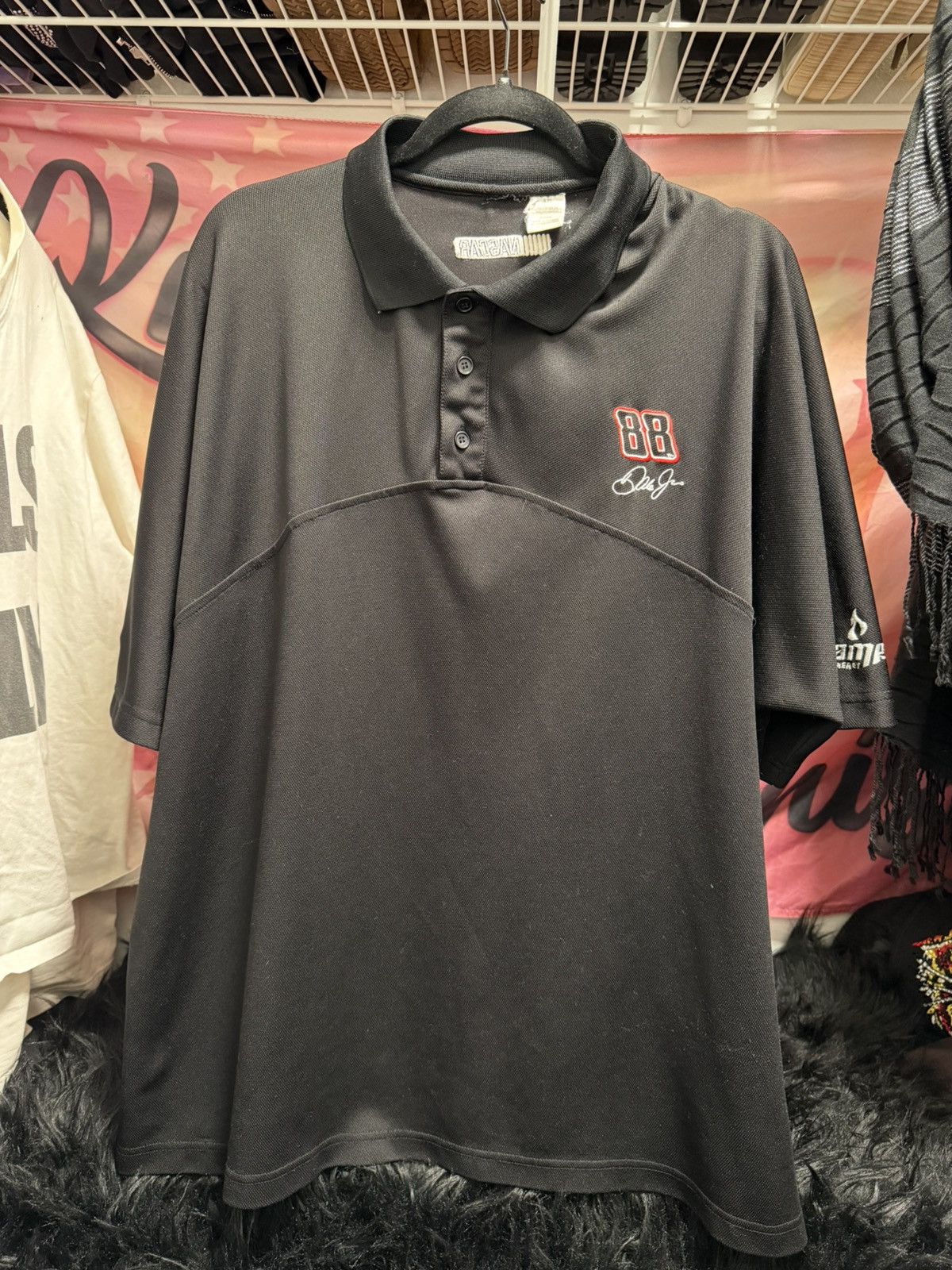 NASCAR Vintage NASCAR Dale Jr Polo Size US XXL / EU 58 / 5 - 1 Thumbnail