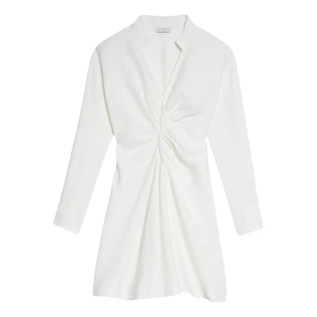 Sandro Sandro new linen and viscose dress M/L white Size M / US 6-8 / IT 42-44 - 1 Thumbnail