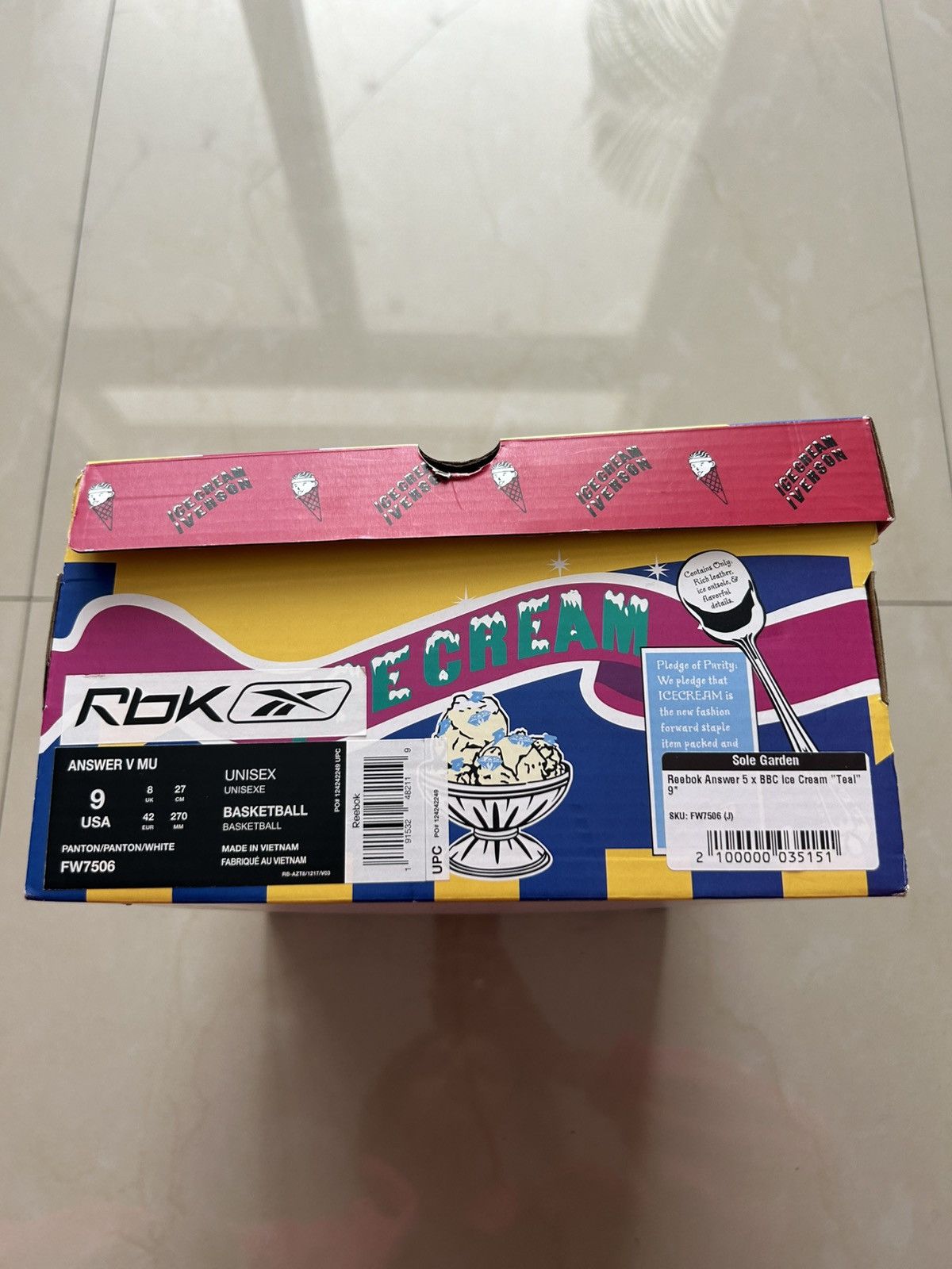Billionaire Boys Club × Icecream × Reebok Reebok answer 5 x bbc x ice cream Size US 9 / EU 42 - 8 Thumbnail