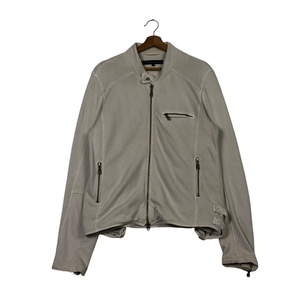 Issey Miyake 🔥VINTAGE CROPPED BIKER JACKET FRENCH CONNECTION BONDAGE Size US M / EU 48-50 / 2 - 2 Thumbnail
