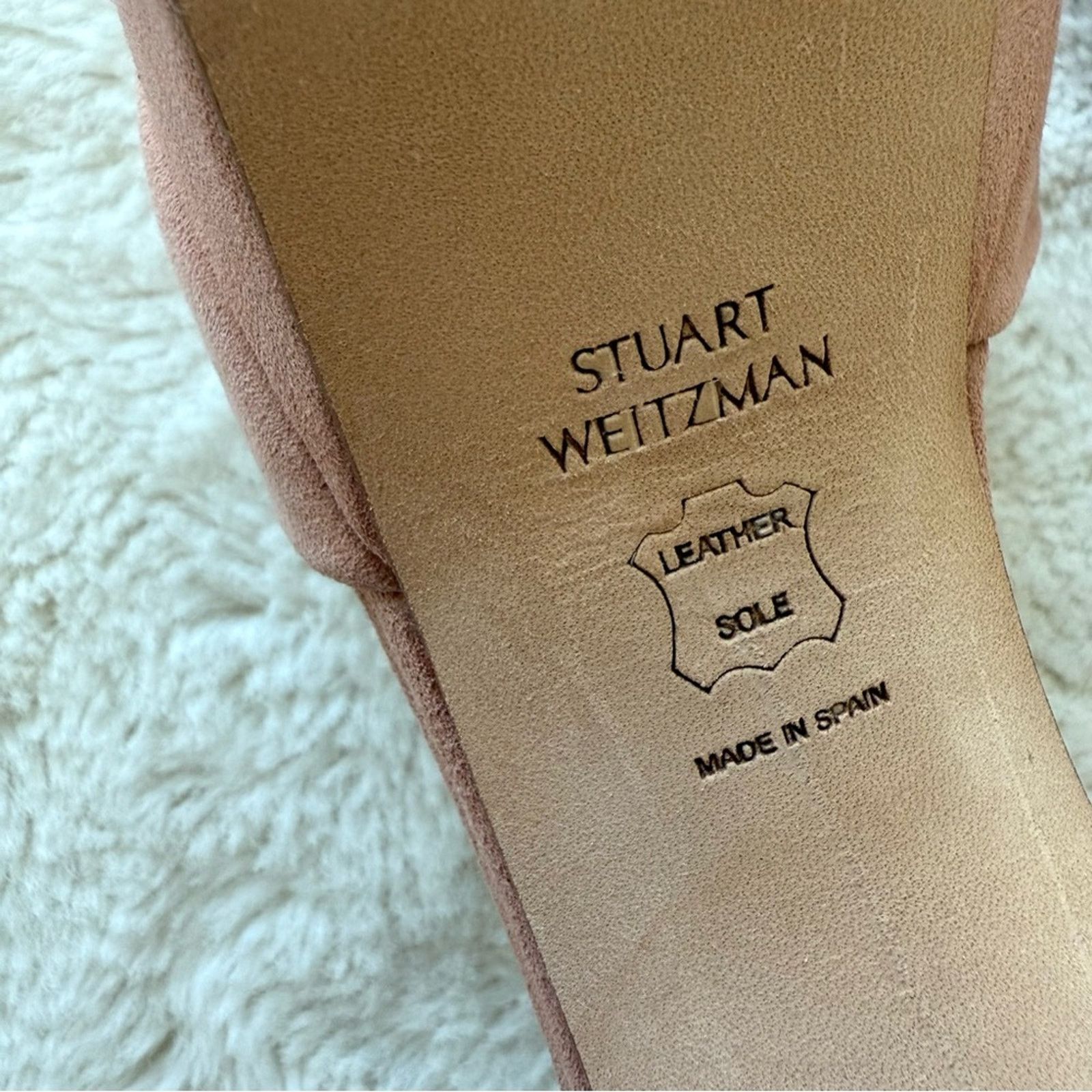 Stuart Weitzman Stuart Weitzman suede heels women sandals size 8 US 395$ Size US 8 / IT 38 - 5 Thumbnail
