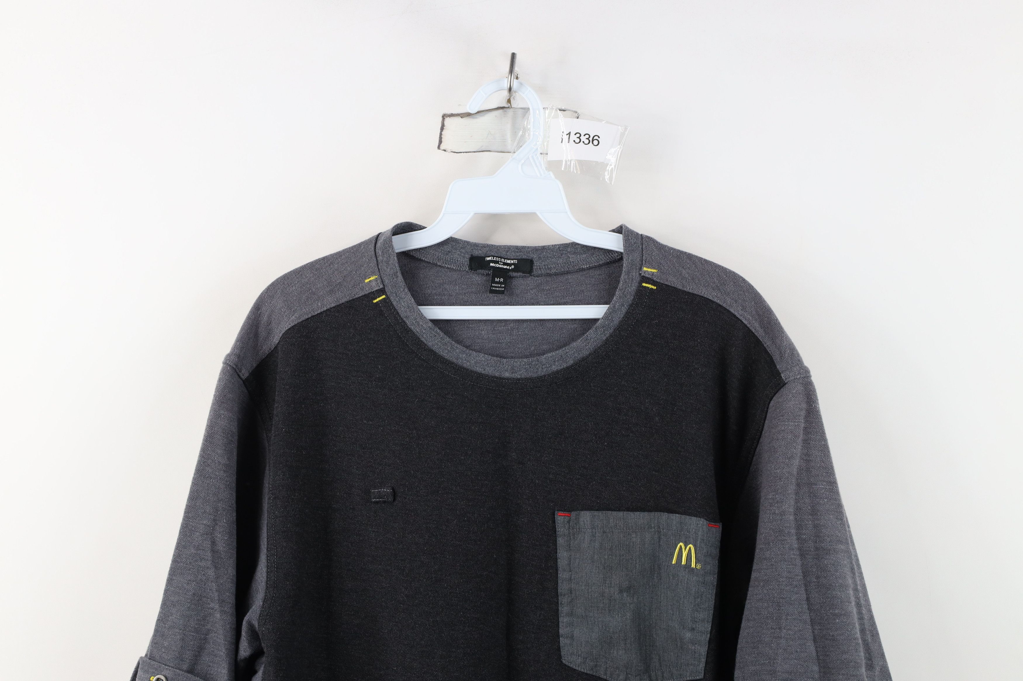 Vintage Vintage Y2K McDonalds Fast Food Block Employee T-Shirt Gray Size US M / EU 48-50 / 2 - 2 Thumbnail