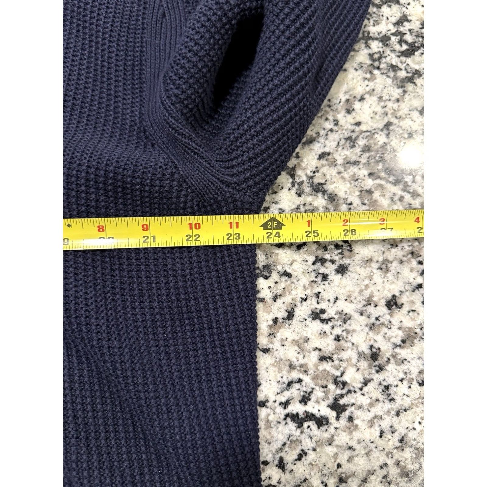 Tommy Hilfiger NWT Tommy Hilfiger Sweater 3XL Blue 1/4 Zip Mens Cotton Long Sleeve Quarter-Zip Shirt Size US XXL / EU 58 / 5 - 3 Thumbnail