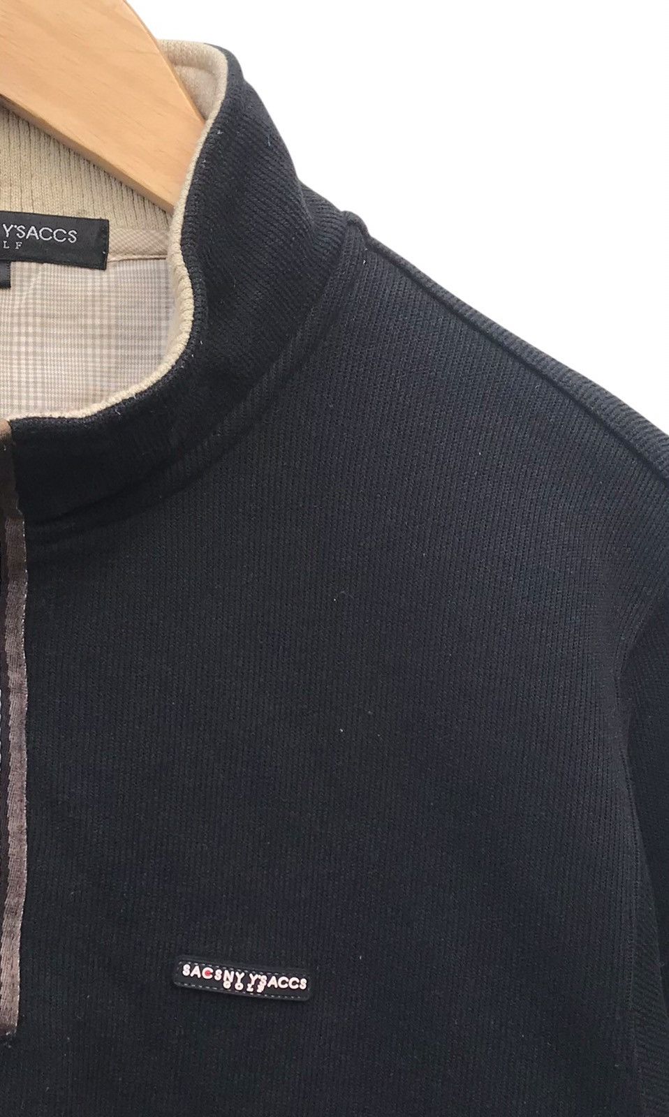 Yohji Yamamoto Yohji Yamamoto Sacsny Y’saccs Half Zipper Pullover Size S/M Size US M / EU 48-50 / 2 - 6 Thumbnail