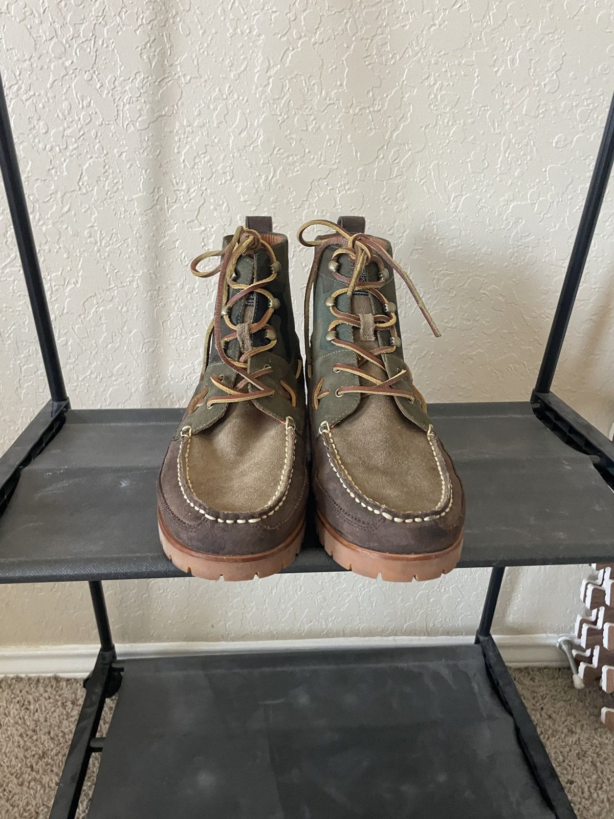 Polo Ralph Lauren Polo Country Ranger Mid Camo suede boots Size US 13 / EU 46 - 1 Thumbnail