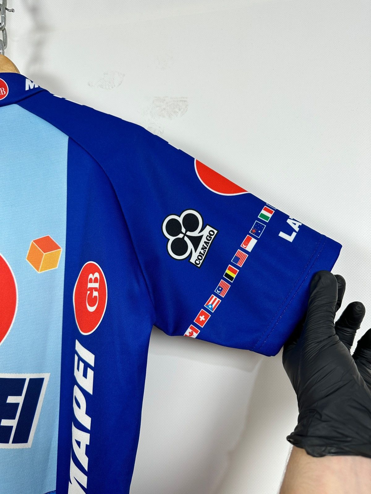Vintage 1997 Vintage Mapei GB Paris-Roubaix Cycling Jersey Size US XL / EU 56 / 4 - 19 Thumbnail