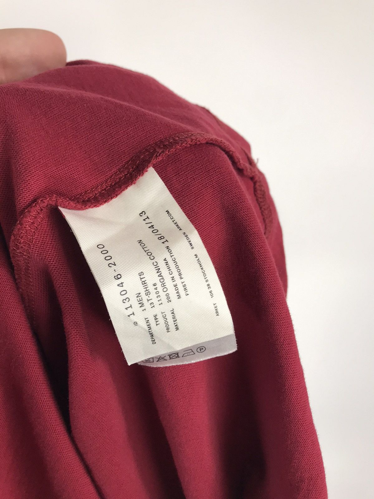 Vintage Arket Patches Logo Organic Cotton Tee Size US S / EU 44-46 / 1 - 4 Thumbnail