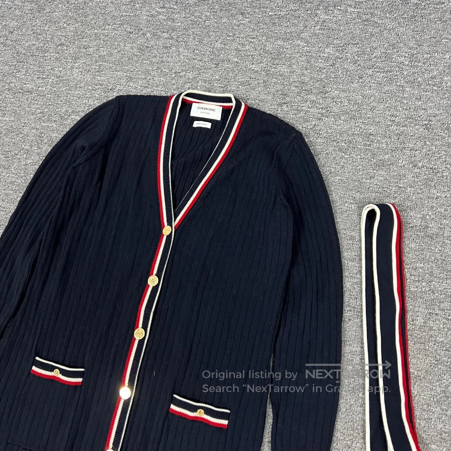 Thom Browne Thom Browne size 40 Colorful striped long cardigan jacket| Size L / US 10 / IT 46 - 4 Thumbnail