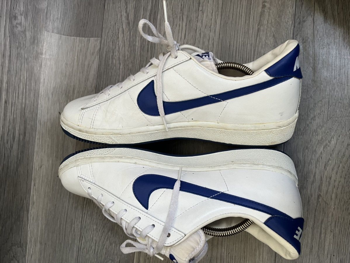 Nike Vintage 80s Nike tennis white low top sneakers, Korea10.5 Size US 10.5 / EU 43-44 - 7 Thumbnail