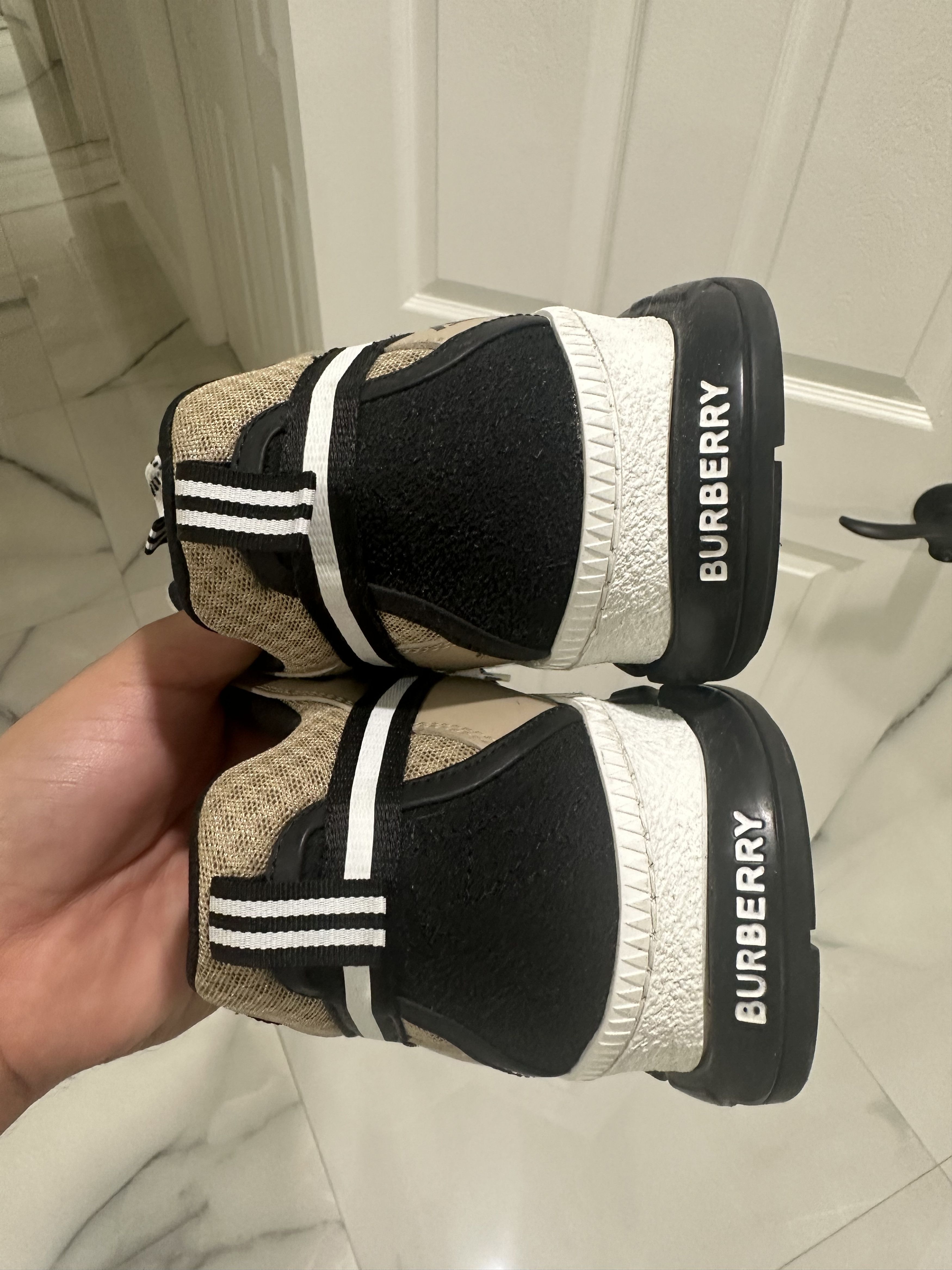 Burberry UNION TB LOGO RS5 LOW TOP SNEAKERS Size US 12 / EU 45 - 8 Thumbnail